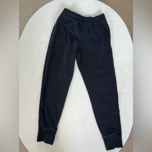 Nike Black & Gold Swoosh Jogger Sweatpants & Crewneck Sweatshirt Set | Size XL - Picture 7 of 10